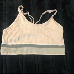Cacique Lane Bryant bralette 14/16 pink/gray EUC